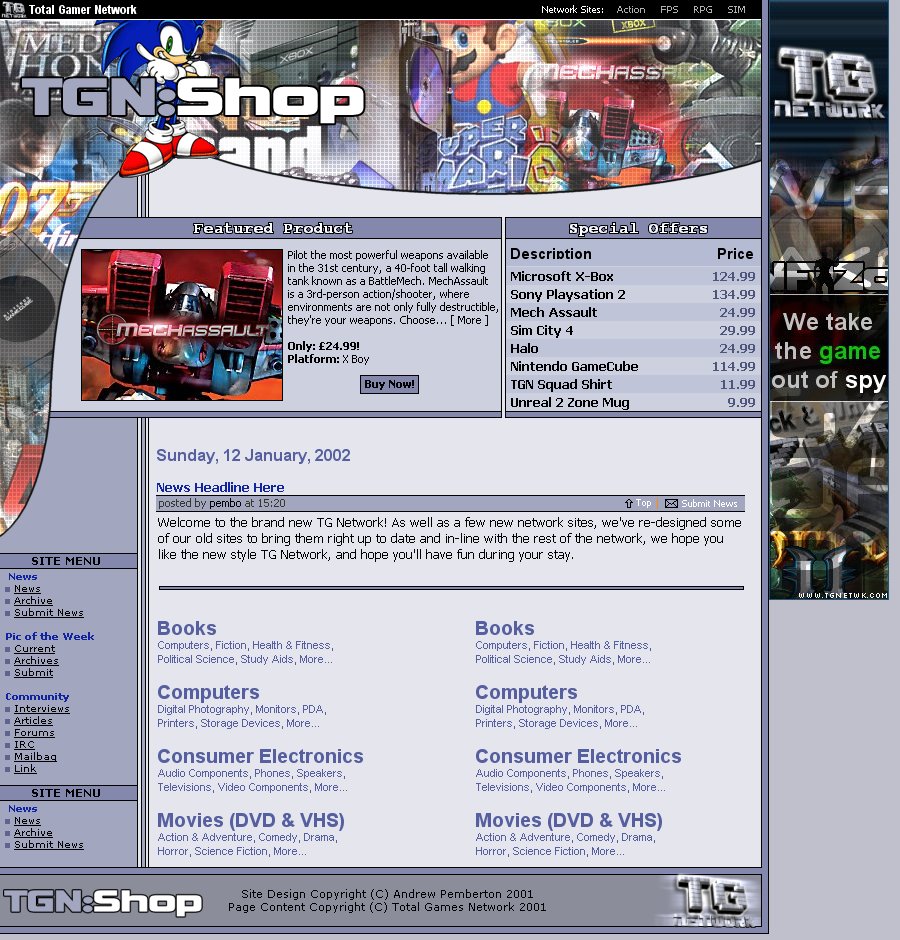 Screenshot 1 of TGN:Shop